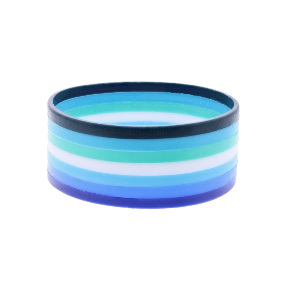 Zac's Alter Ego - Gay Men's Silicon Bracelet - Blue
